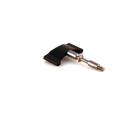 Small black plastic-handled tool with a silver threaded metal shaft attached.